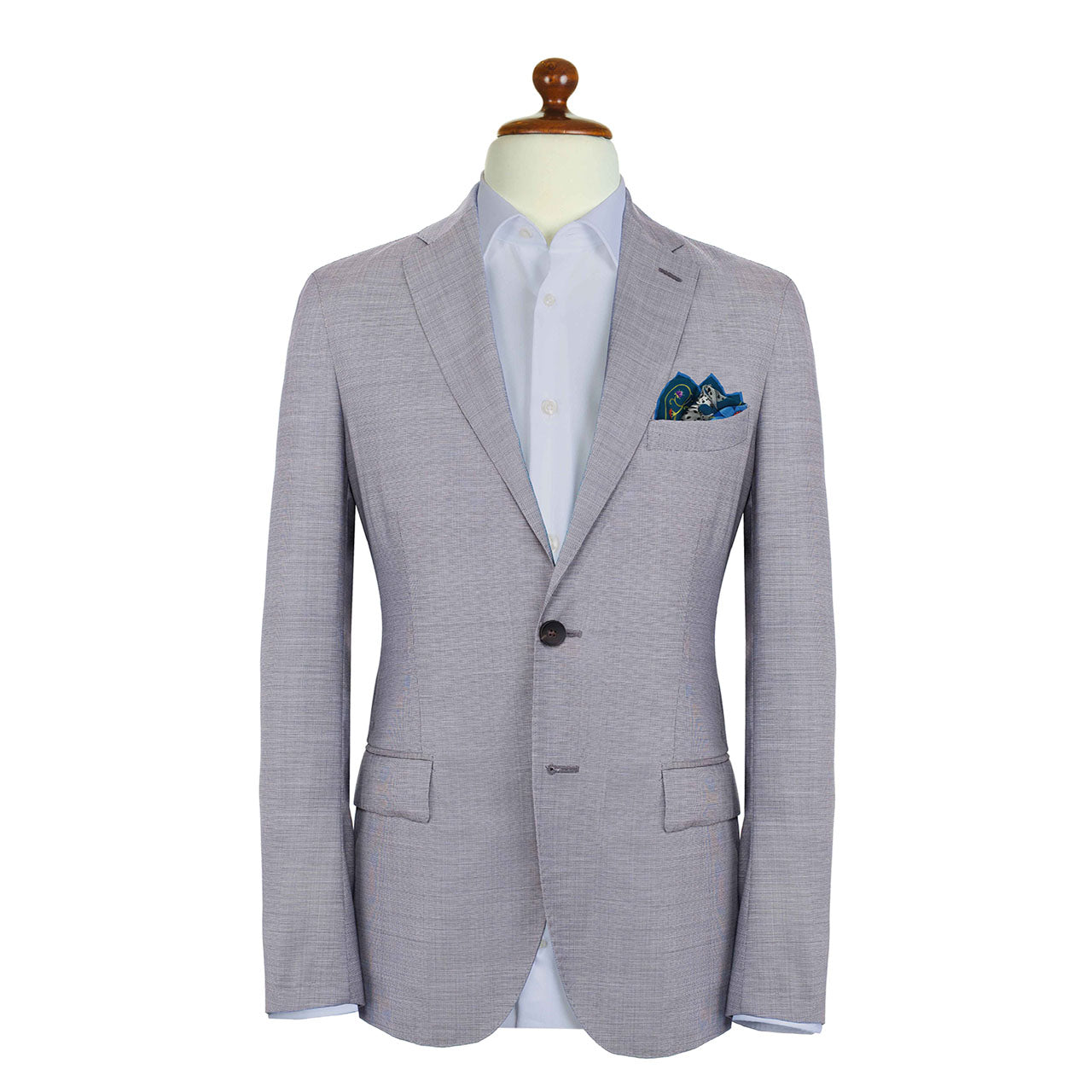 Hound & Thistle Navy Blue Pocket Square
