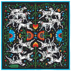 Hound & Thistle Deep Black Pocket Square