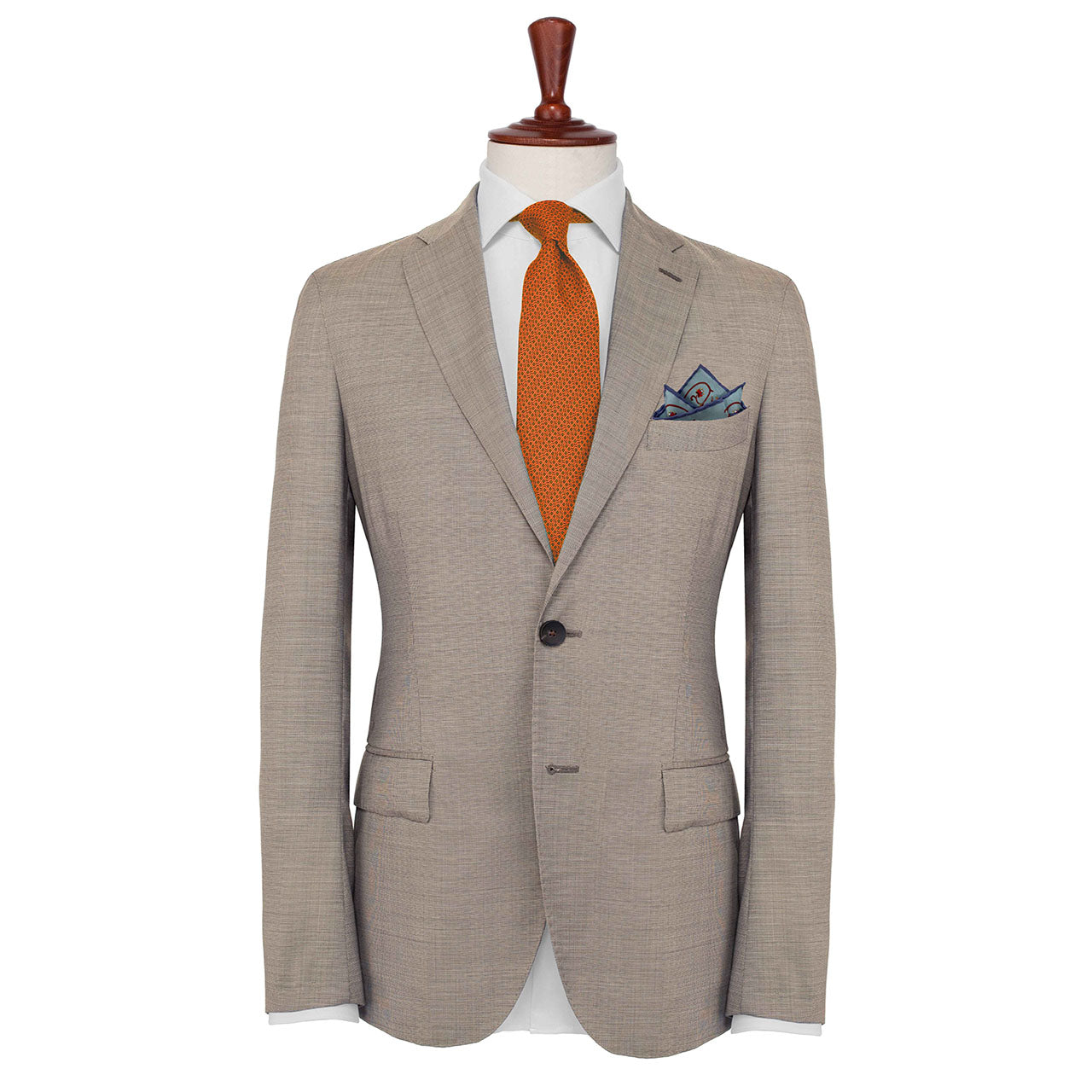 Hound & Thistle Light Blue Pocket Square