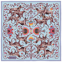 Hound & Thistle Light Blue Pocket Square