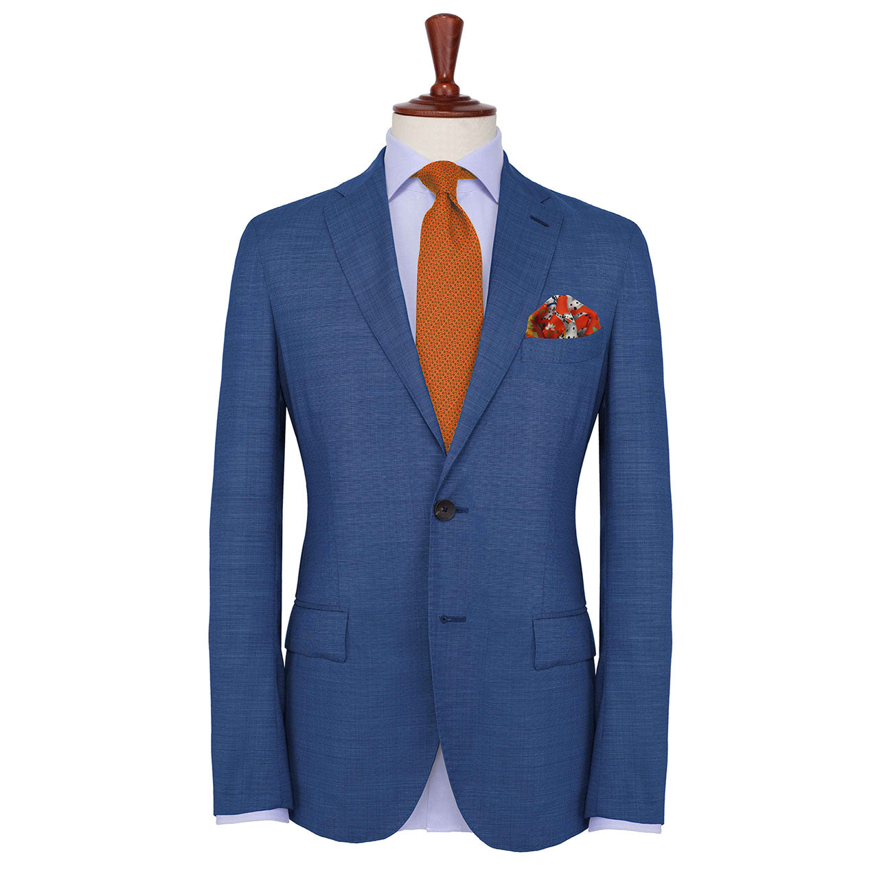 Hound & Thistle Apple Red Pocket Square