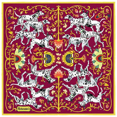 Hound & Thistle Rich Burgundy Pocket Square