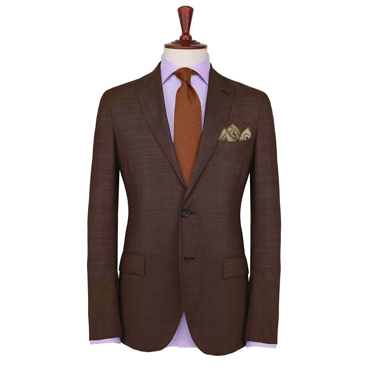 Hound & Thistle Ivory Pocket Square
