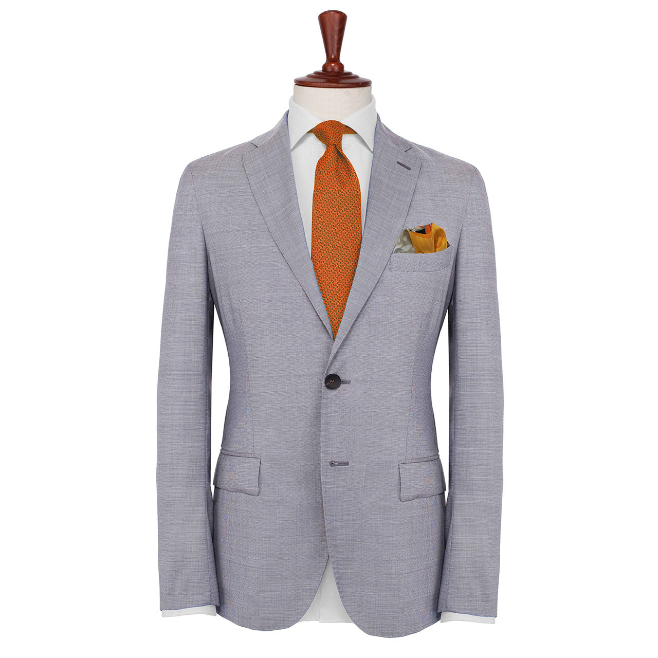 Les Pantheres Emerald Green Pocket Square