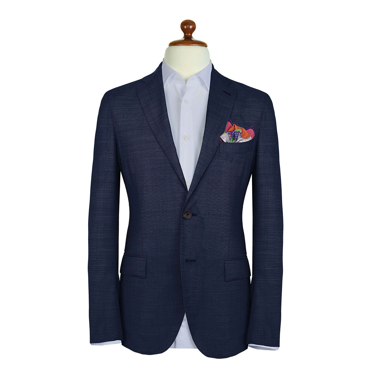 Les Pantheres Dark Magenta Pocket Square