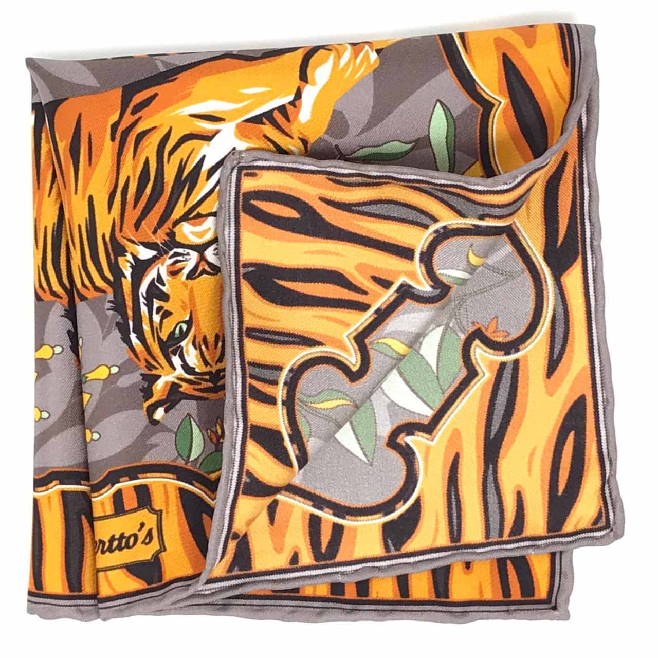 Tyger Tyger Koala Grey Pocket Square