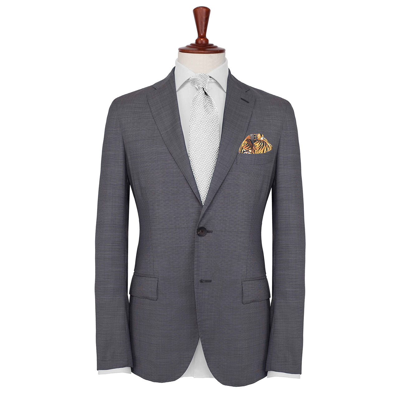 Tyger Tyger Koala Grey Pocket Square