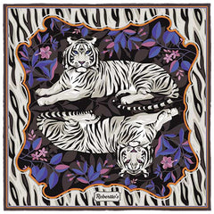 Tyger Tyger Deep Charcoal Grey Pocket Square