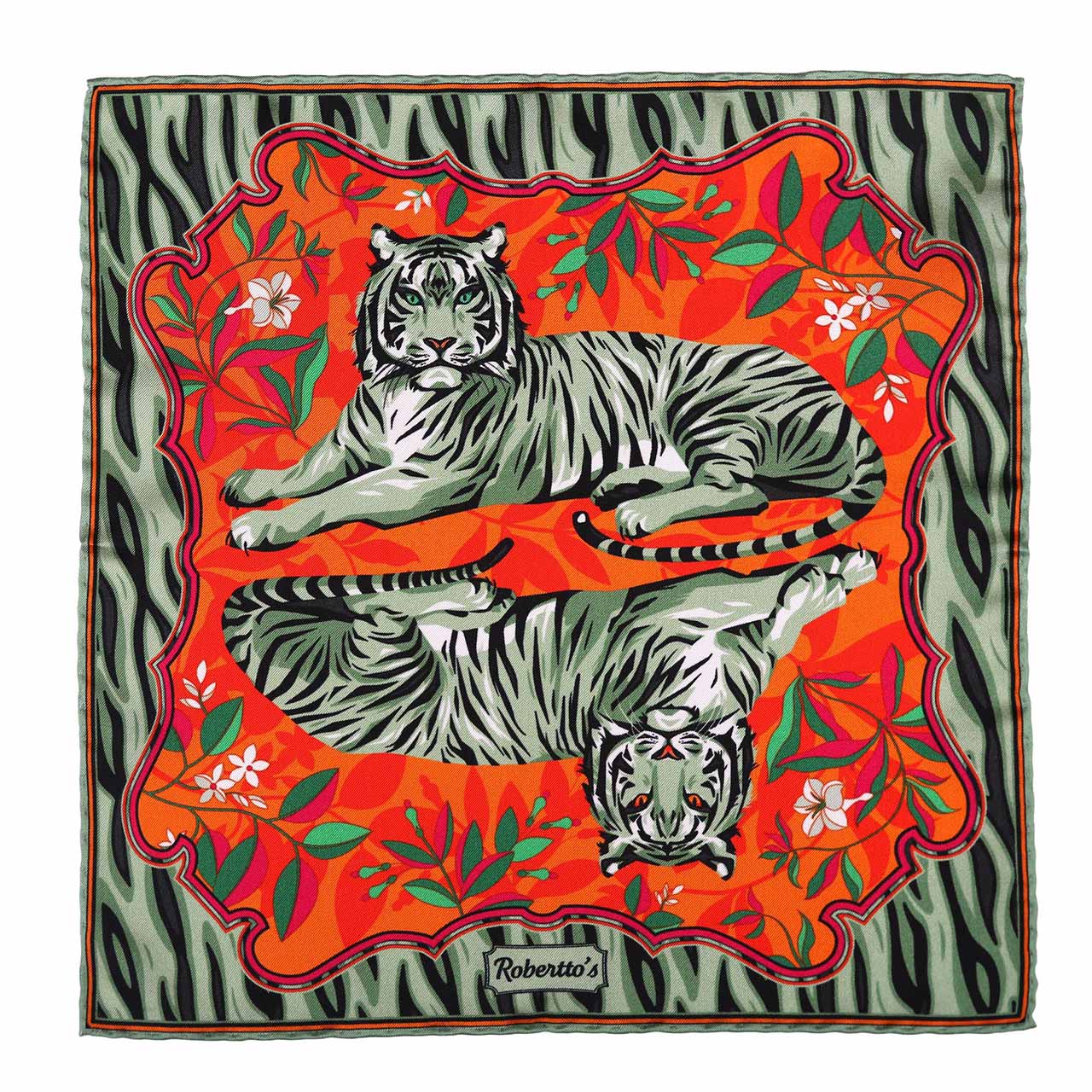 Tyger Tyger Pastel Pistachio Pocket Square
