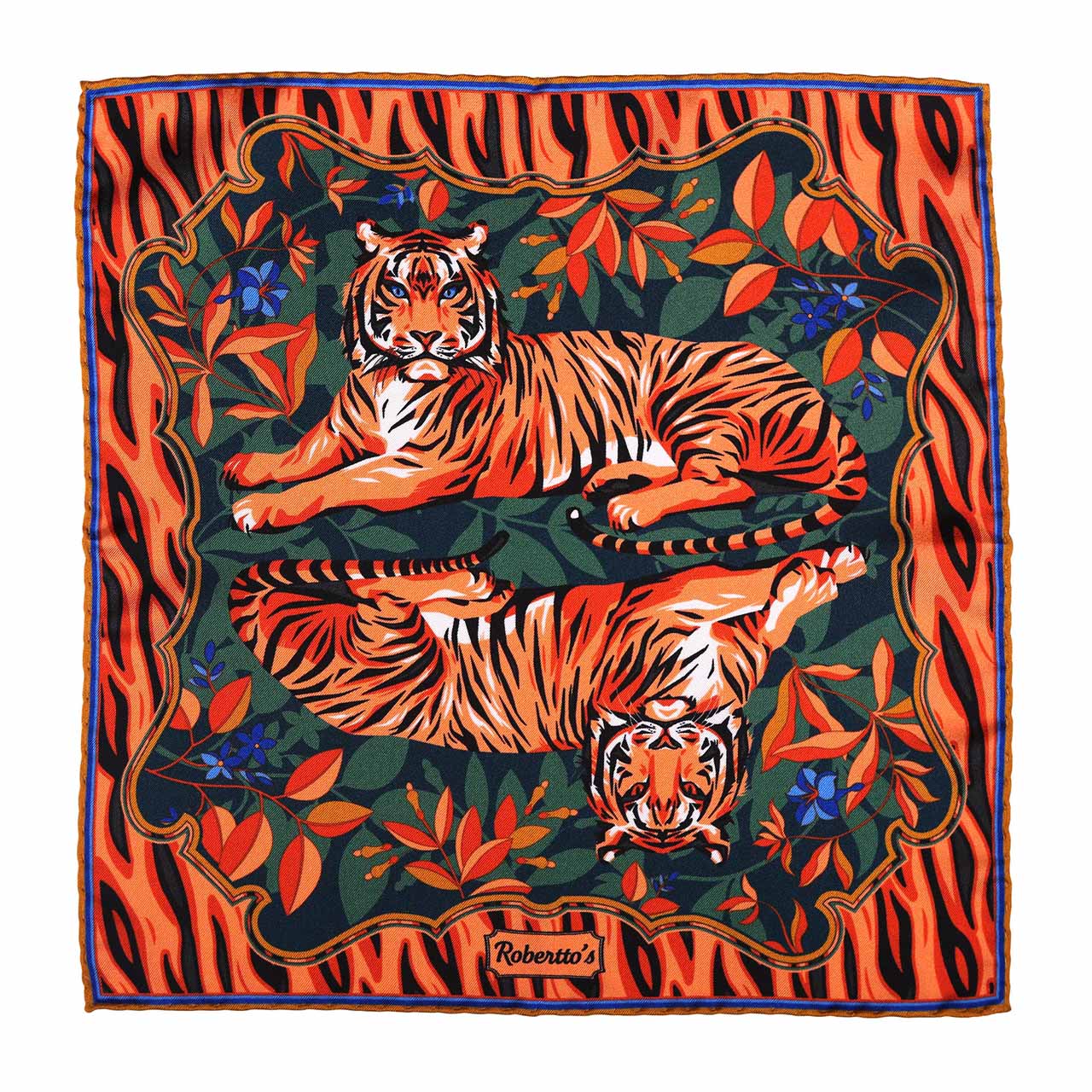 Tyger Tyger Deep Mustard Yellow Pocket Square