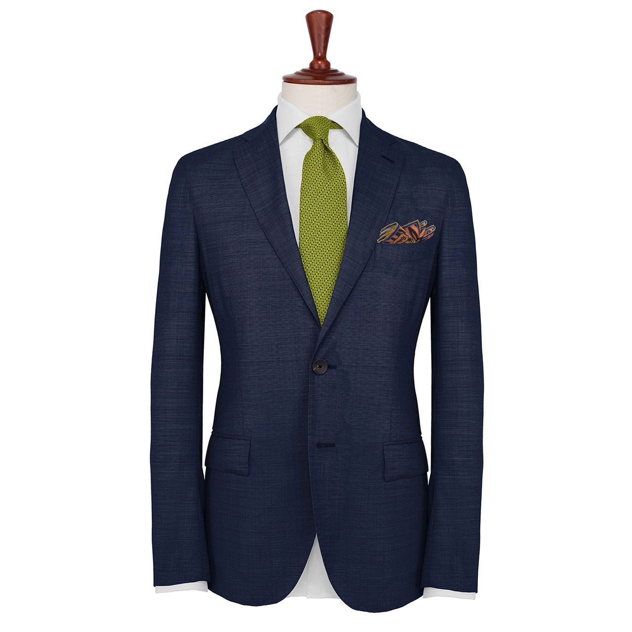 Tyger Tyger Deep Mustard Yellow Pocket Square