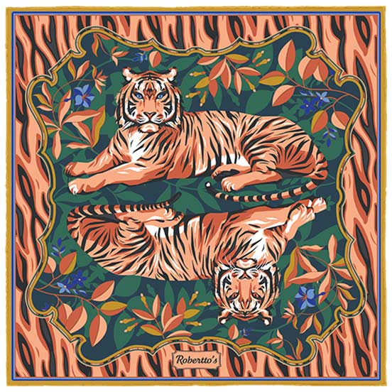 Tyger Tyger Deep Mustard Yellow Pocket Square
