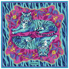 Tyger Tyger Light Sapphire Blue Pocket Square