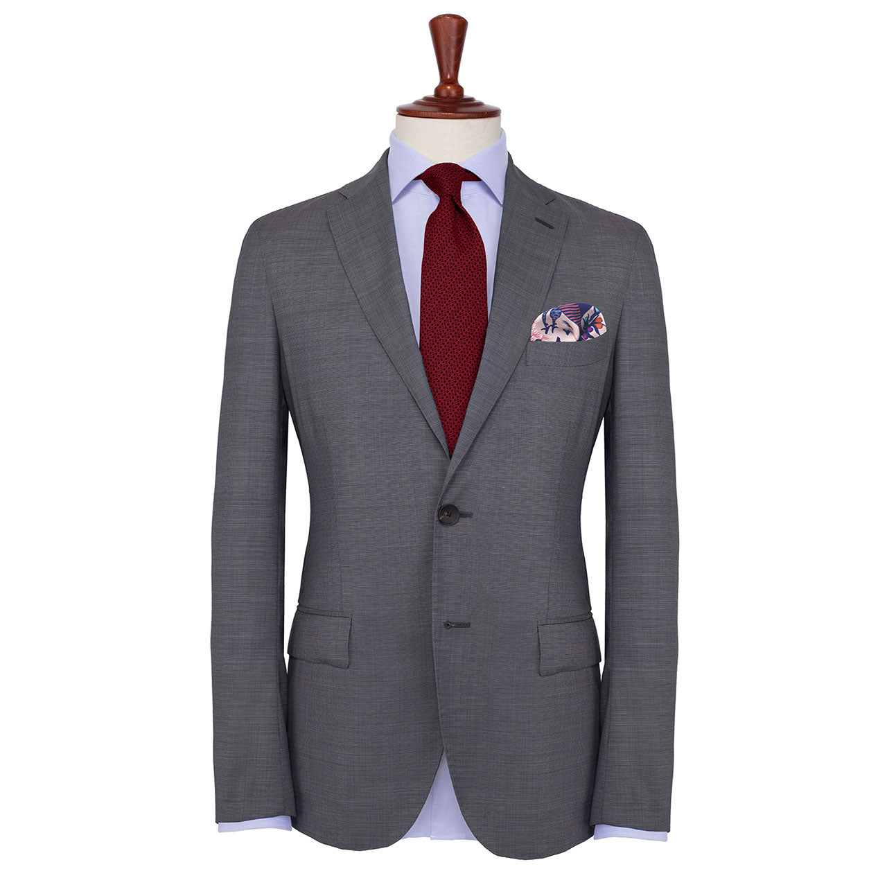 Pavo & Folia Pinkish Cream Pocket Square