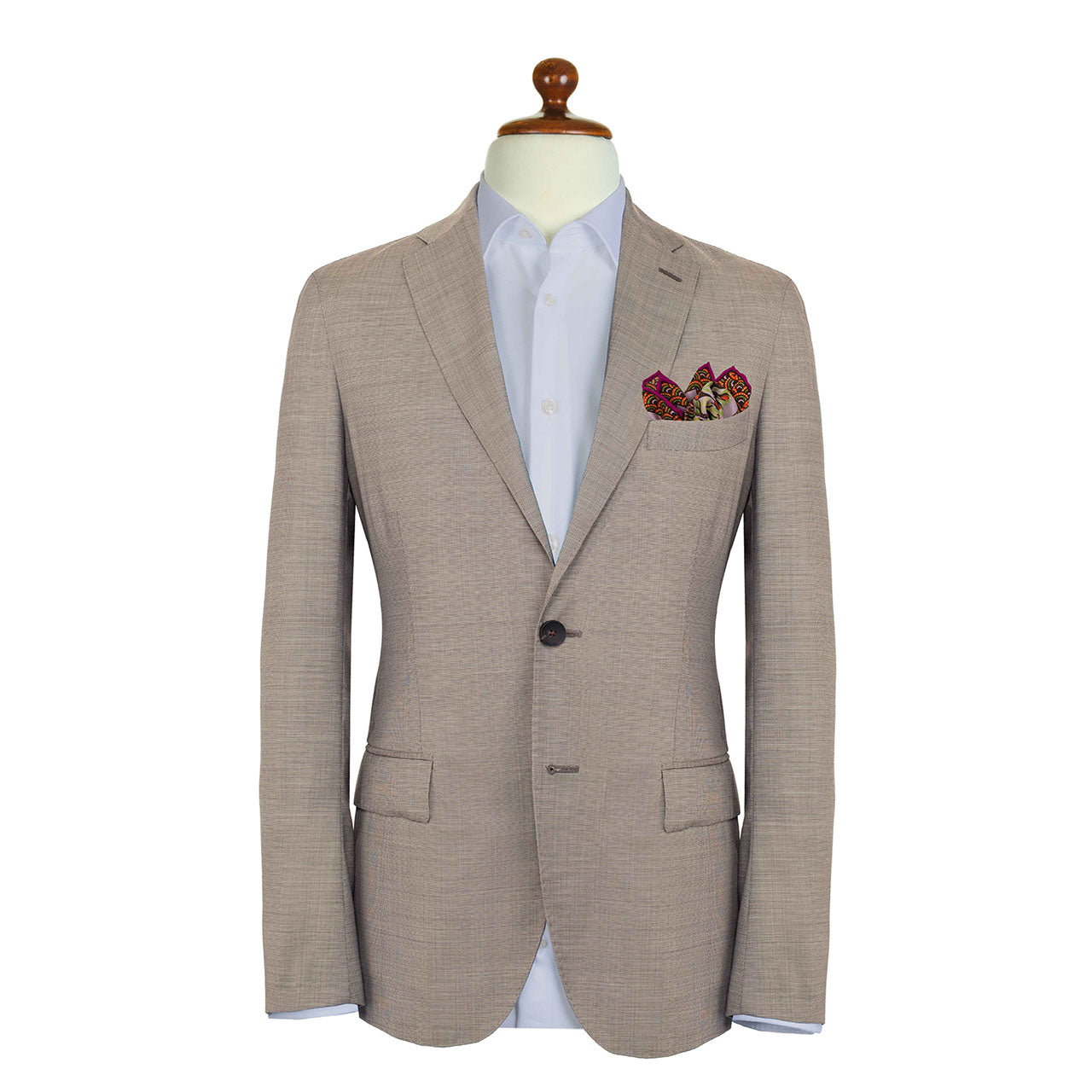 Pavo & Folia Lavender Pocket Square