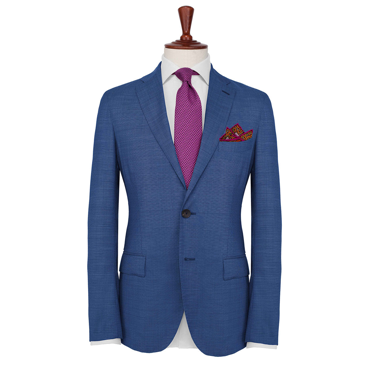 Pavo & Folia Lavender Pocket Square