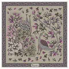 Pavo & Folia Kaki Pocket Square