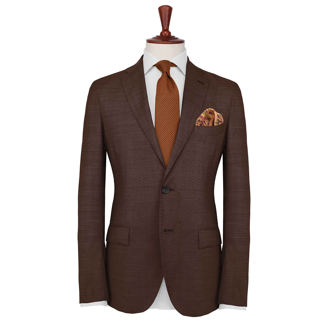 Pavo & Folia Sand Color Pocket Square