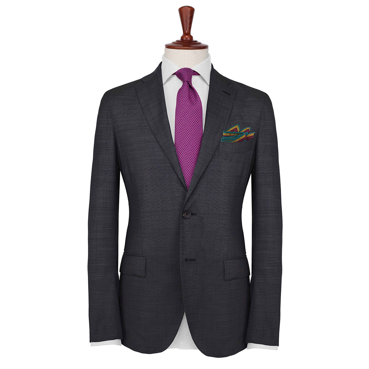 Racing Allegory Black and White Pocket Square