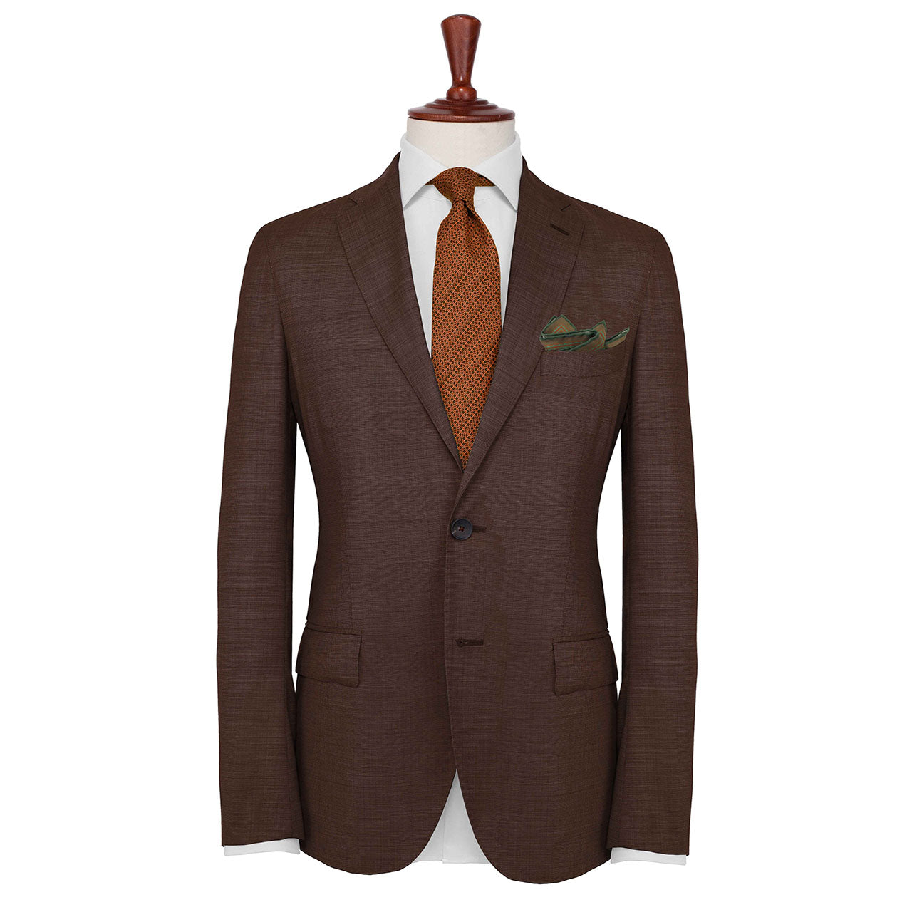Racing Allegory Pistachio and Fern Green Pocket Square