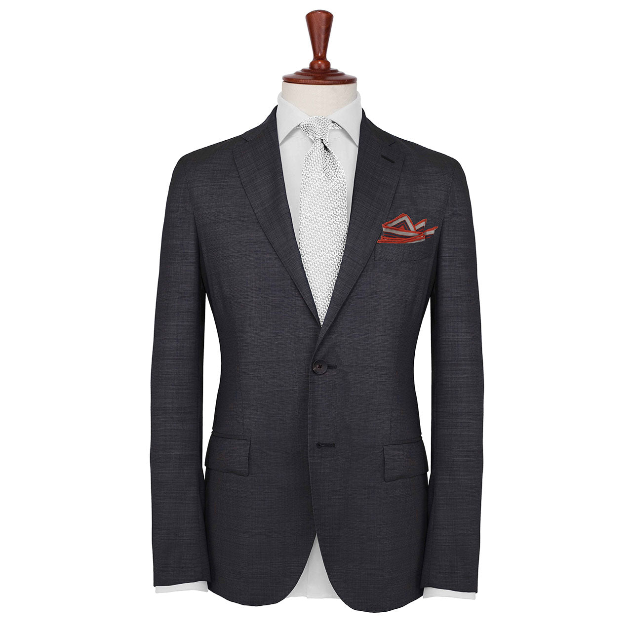 Racing Allegory Fuchsia and Deep Teal Pocket Square