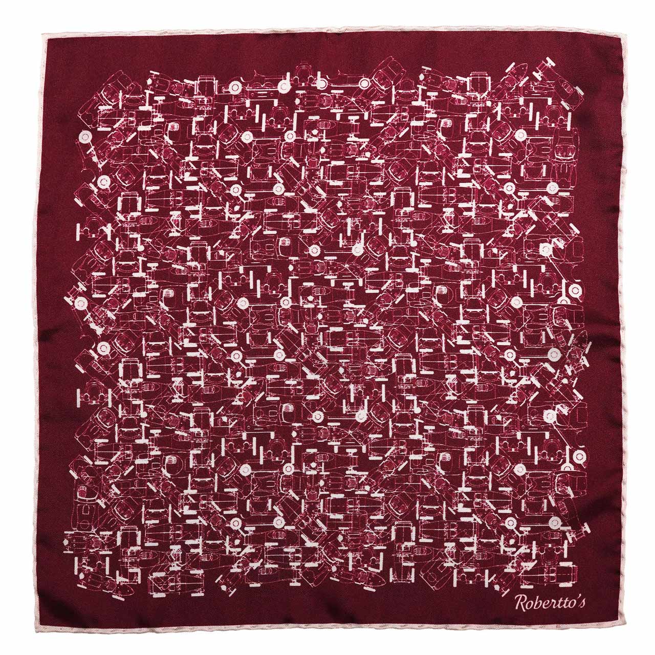 Velocite Mulberry Purple Pocket Square