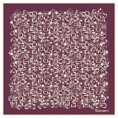 Velocite Mulberry Purple Pocket Square