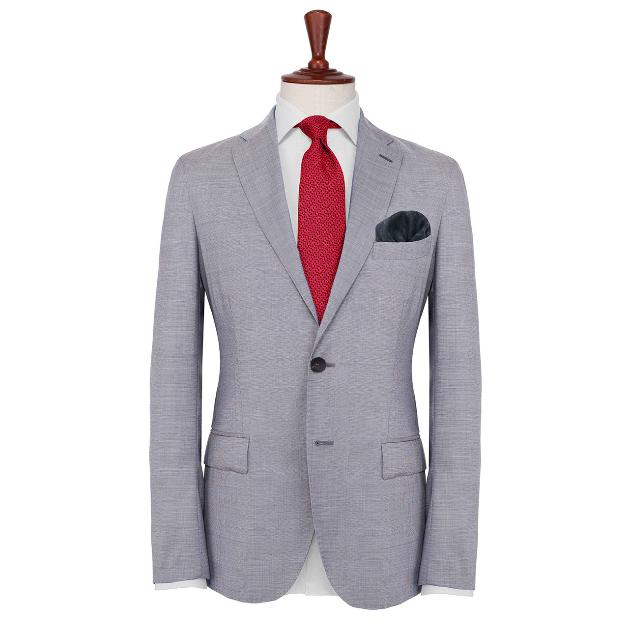 Velocite Black Pocket Square