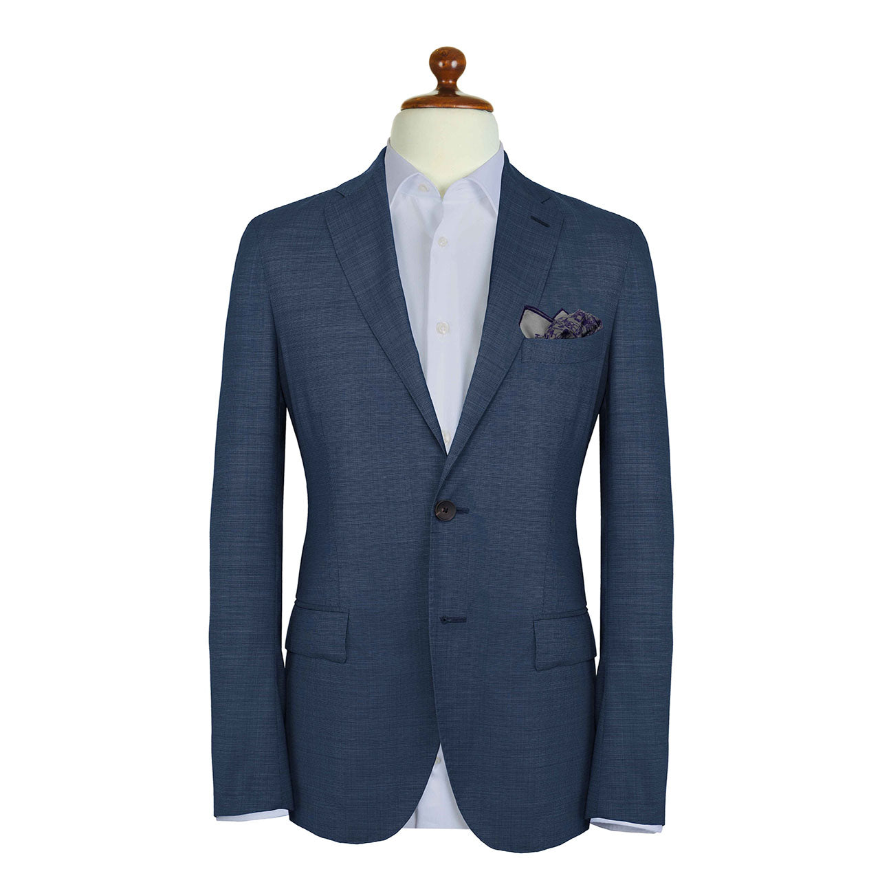 Velocite Metal Grey Pocket Square