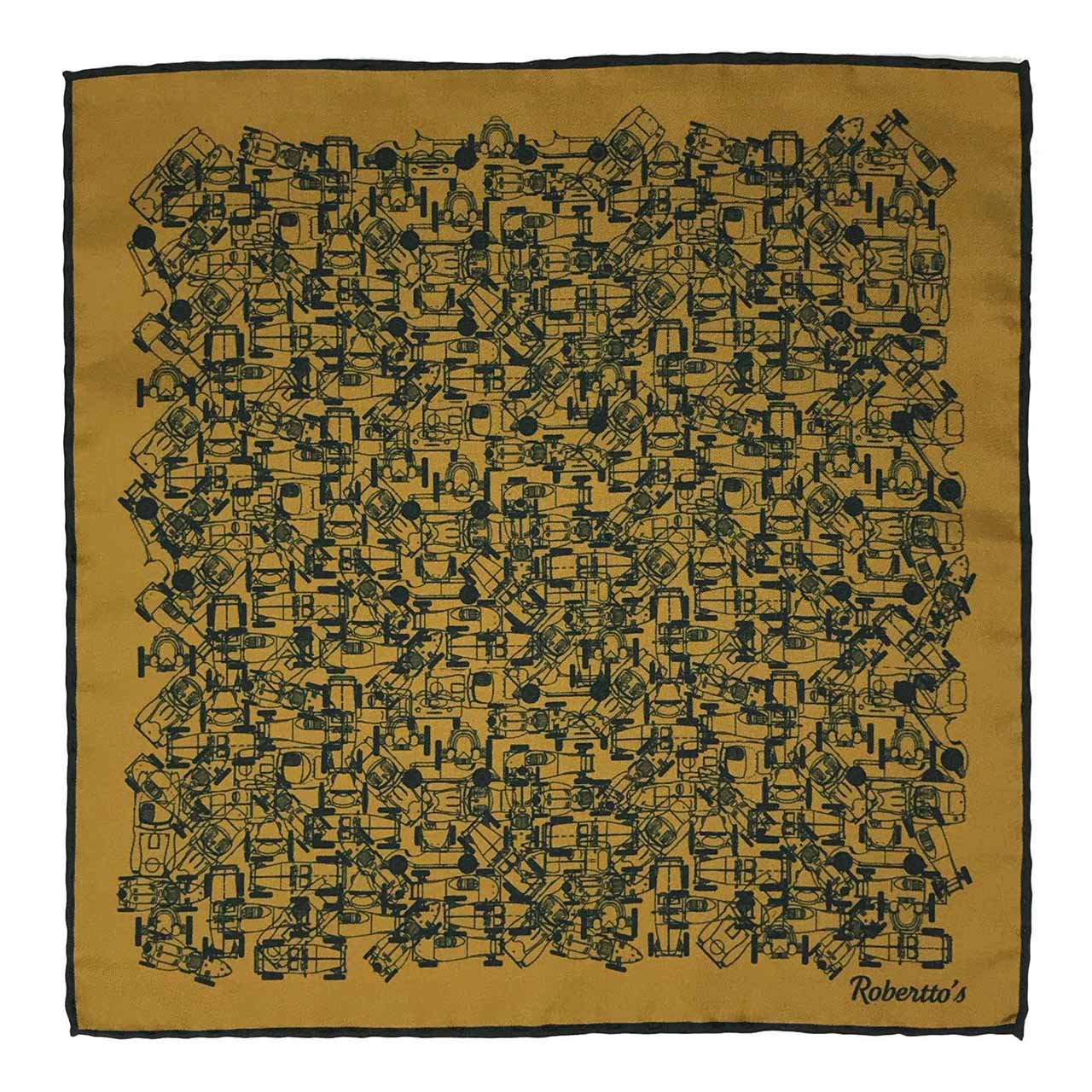 Velocite Fawn Yellow Pocket Square