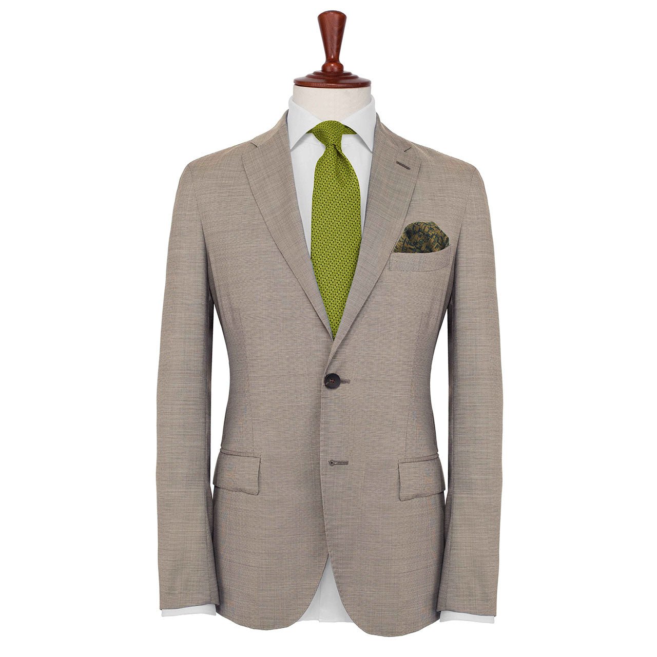 Velocite Fawn Yellow Pocket Square