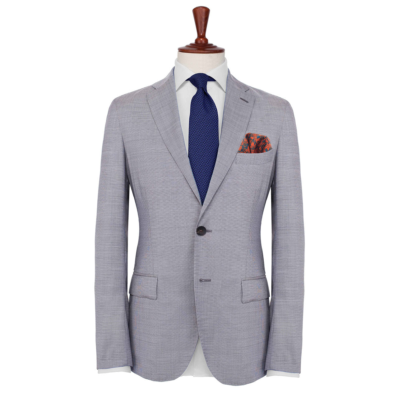Velocite Apple Red Pocket Square