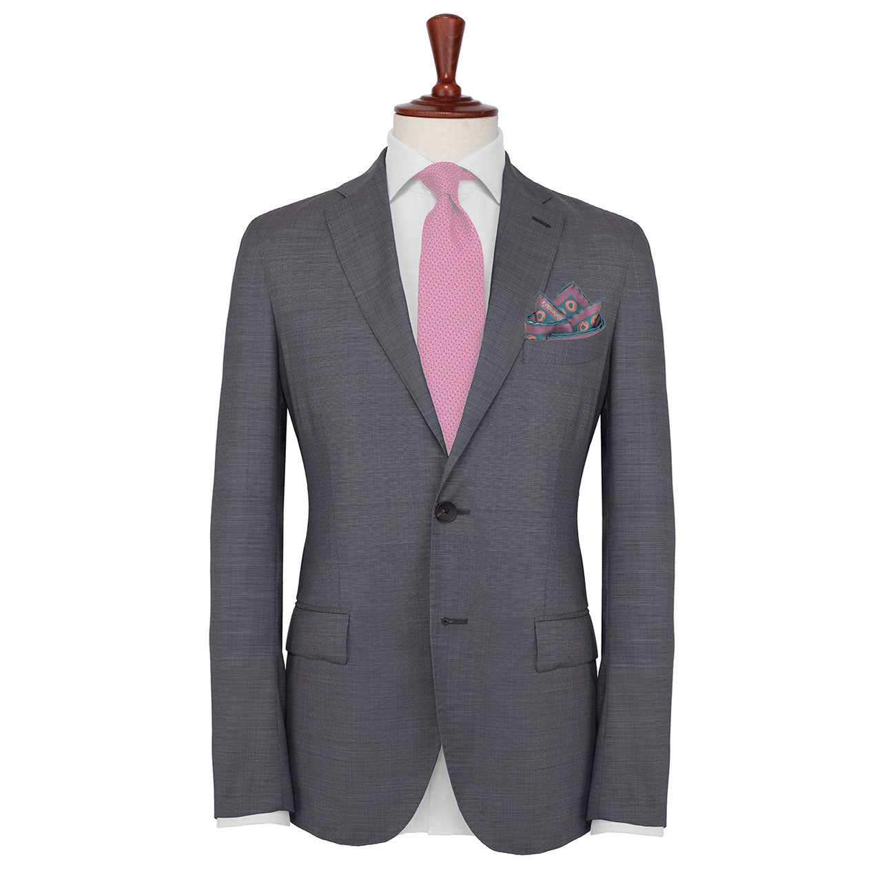 Polka Passion Teal Pocket Square