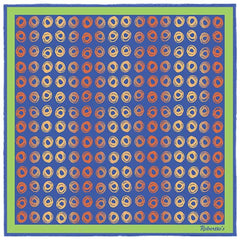 Polka Passion Blue Pocket Square