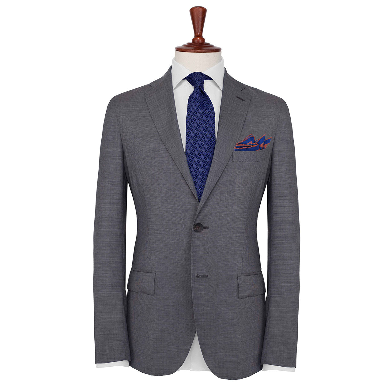 Polka Passion Rosewood Pocket Square