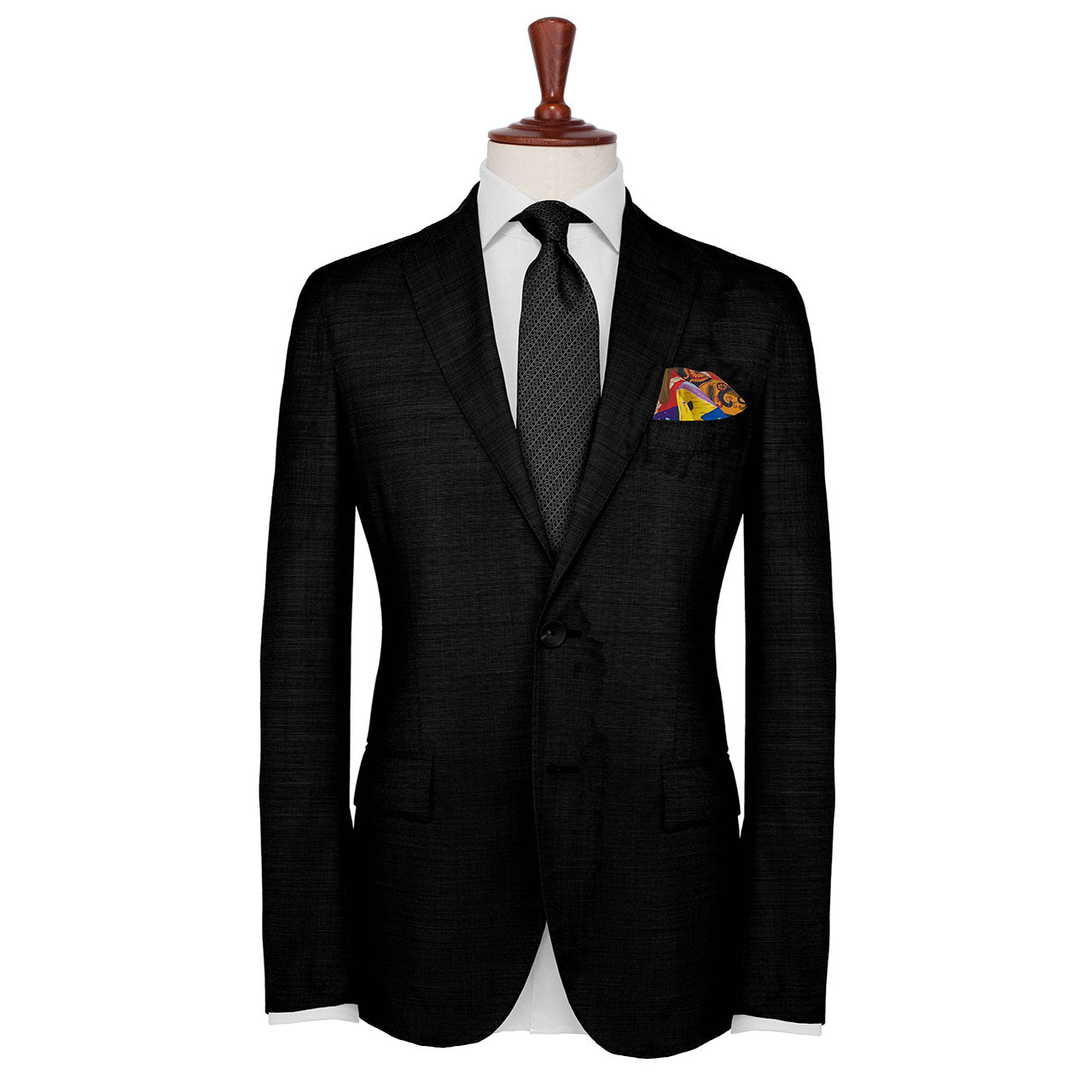 Les Chevaliers Red Pocket Square