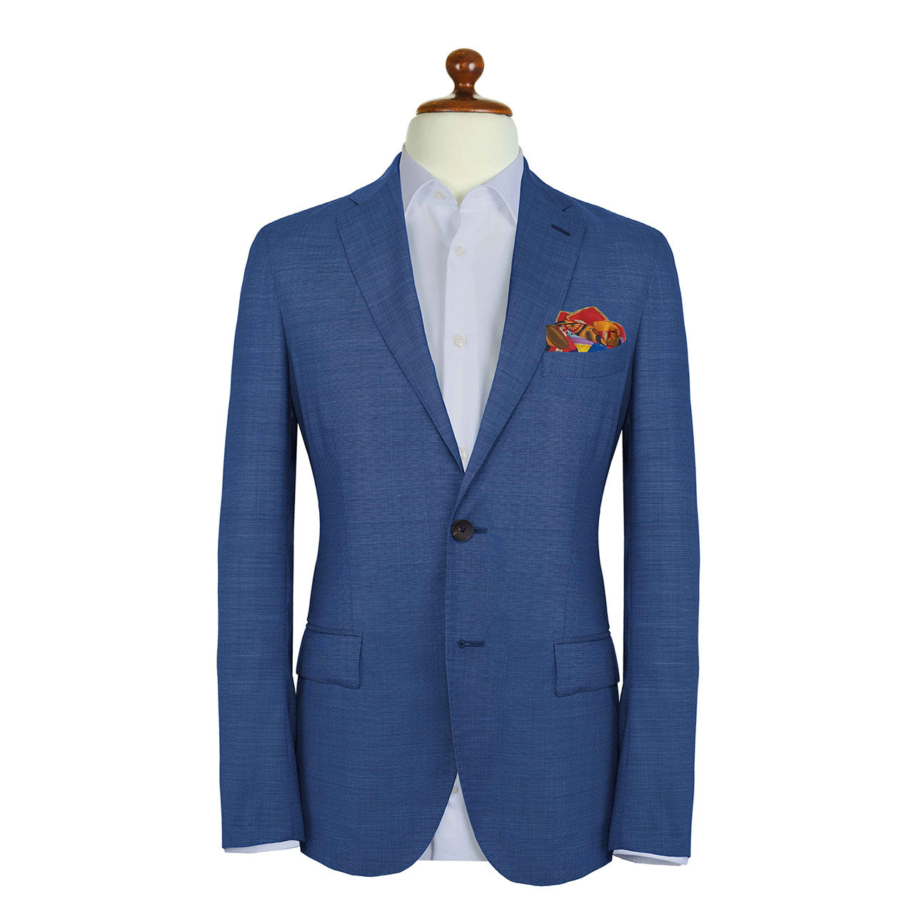 Les Chevaliers Red Pocket Square