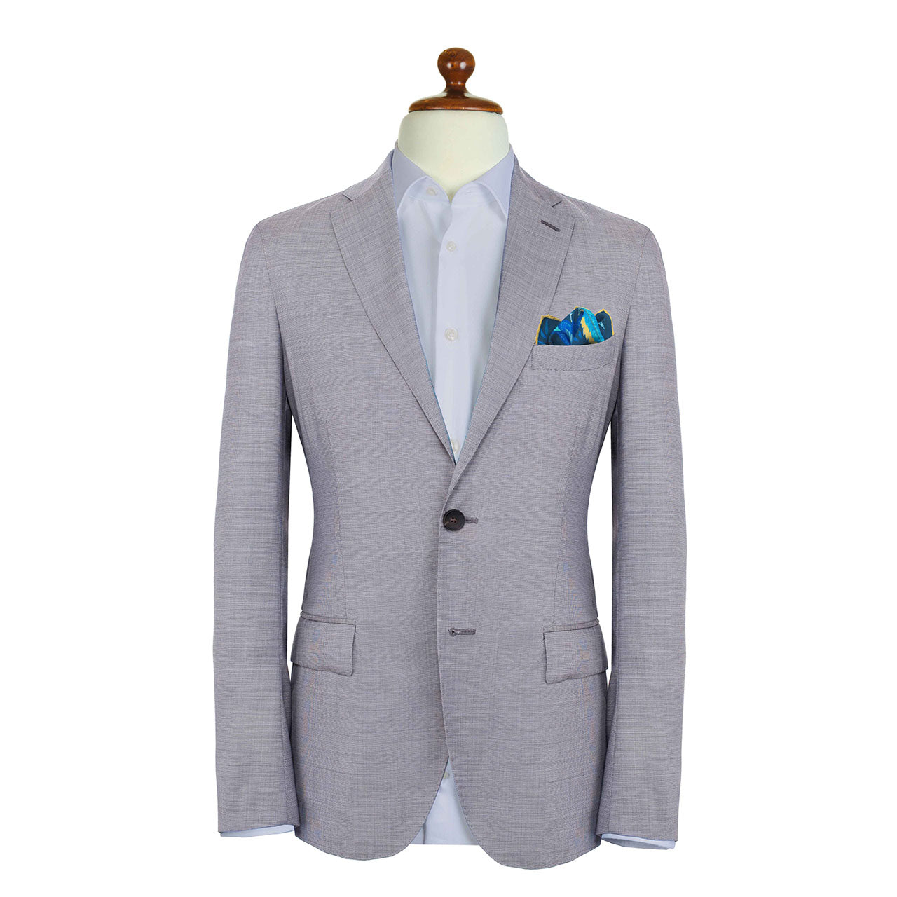Dragonfly Chaser Navy Blue Pocket Square