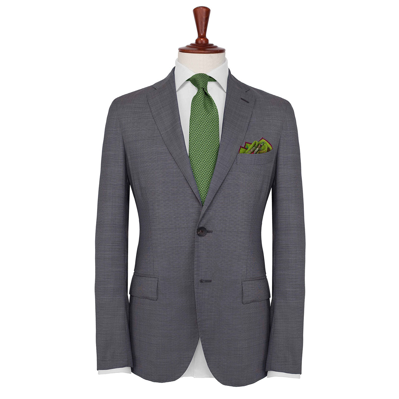 Dragonfly Chaser Lime Green Pocket Square