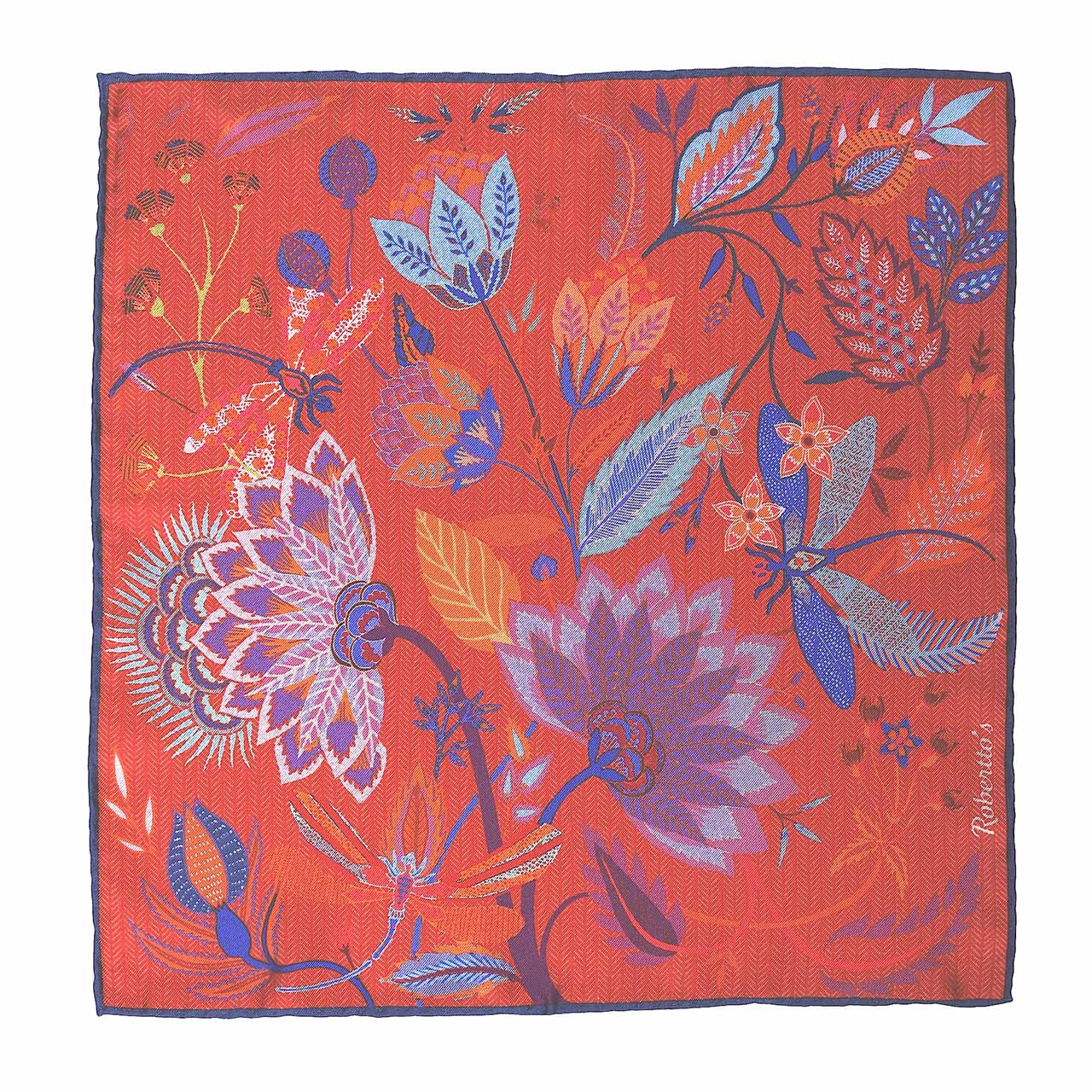 Dragonfly Chaser Brick Pocket Square