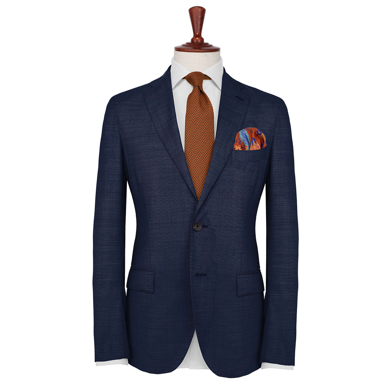 Dragonfly Chaser Brick Pocket Square