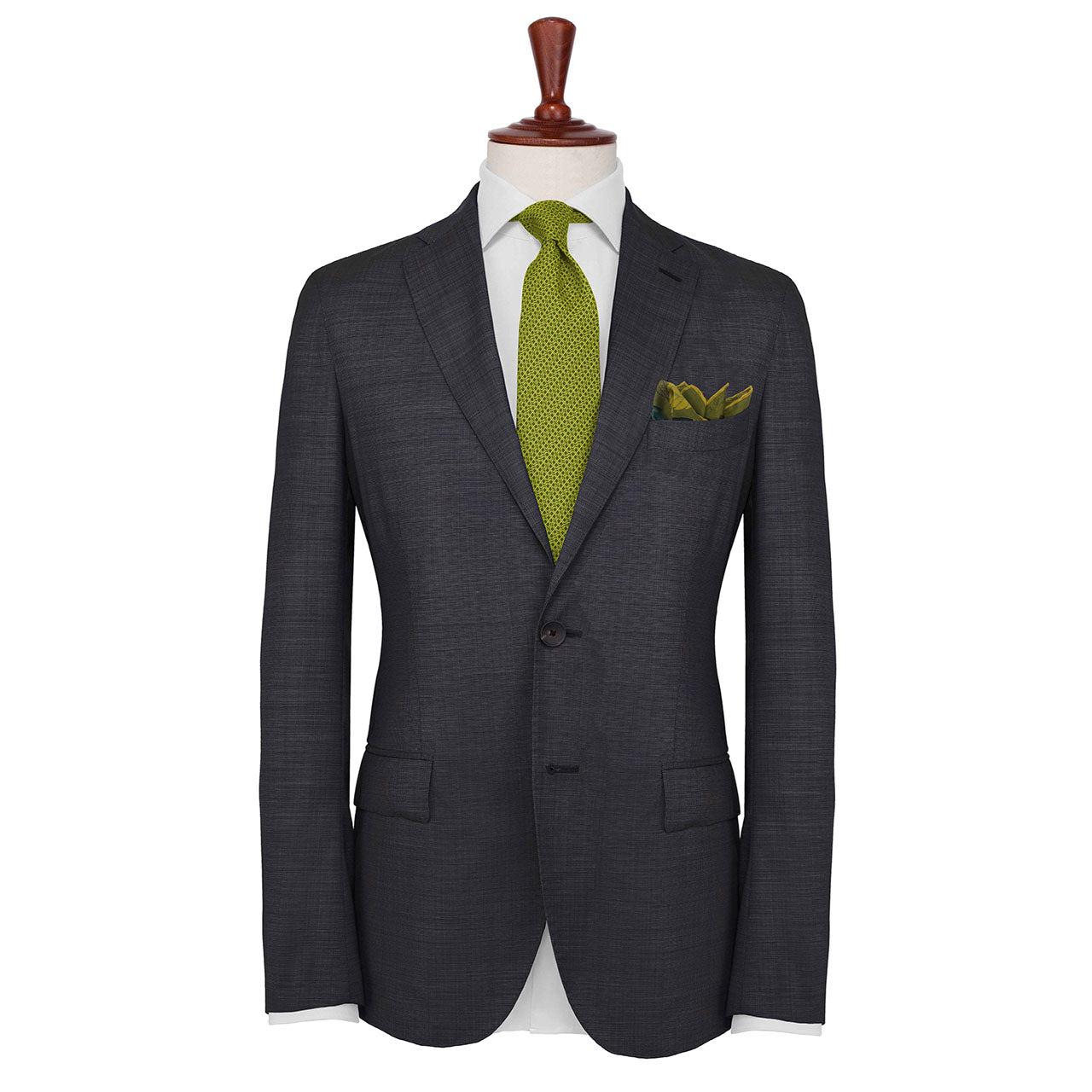 Dragonfly Chaser Olive Green Pocket Square