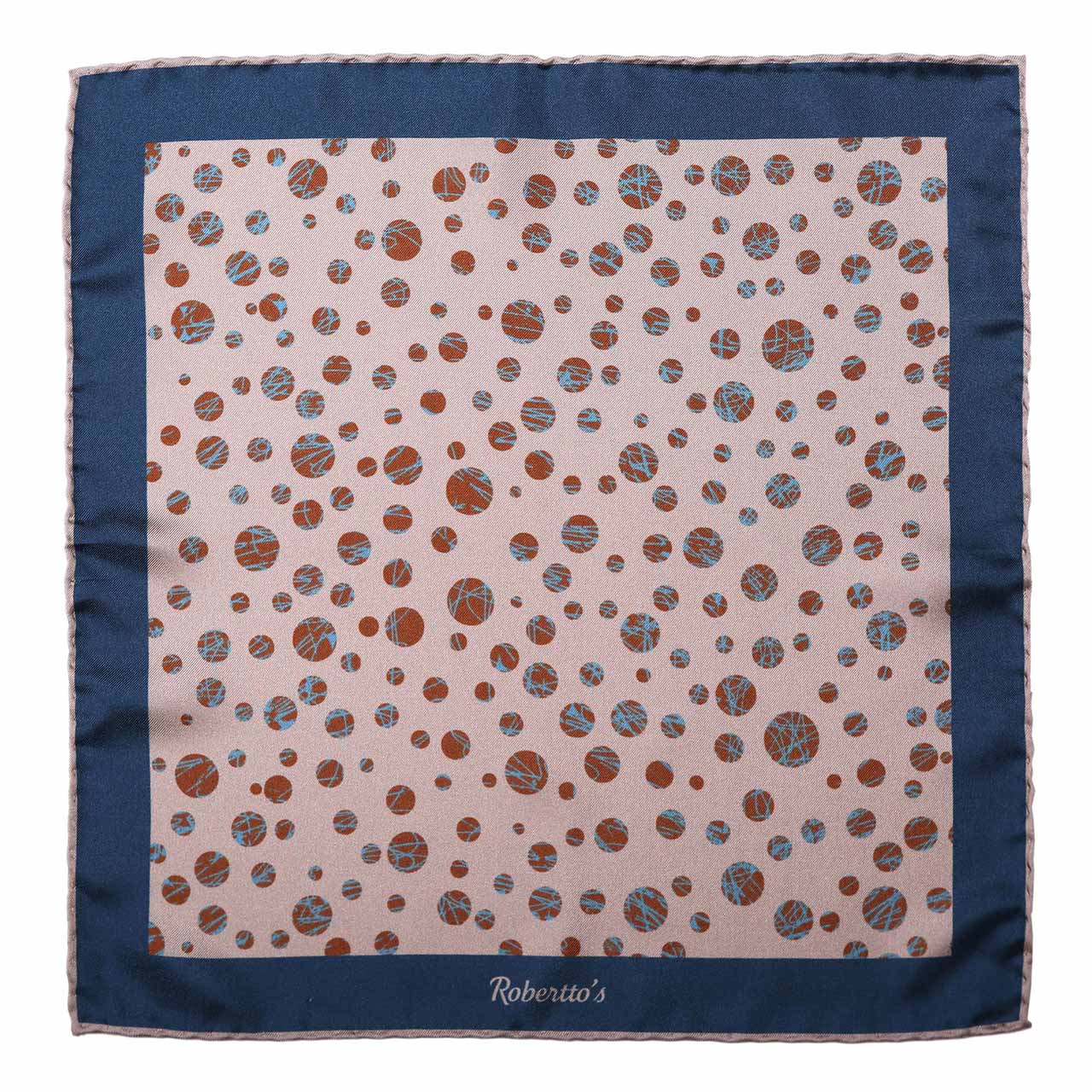 Daliesque Fog Grey Pocket Square