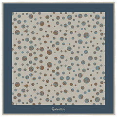 Daliesque Fog Grey Pocket Square