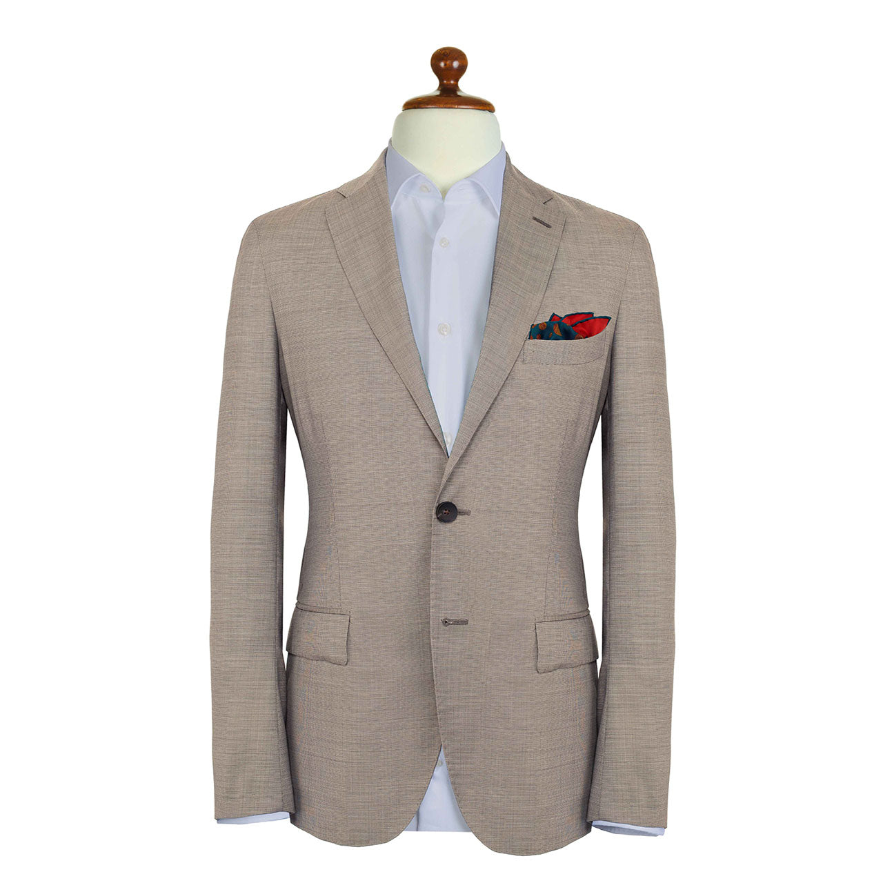 Daliesque Petroleum Blue Pocket Square