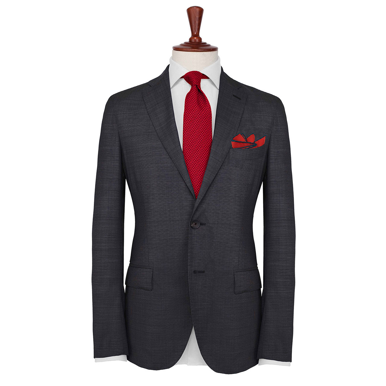 Daliesque Petroleum Blue Pocket Square