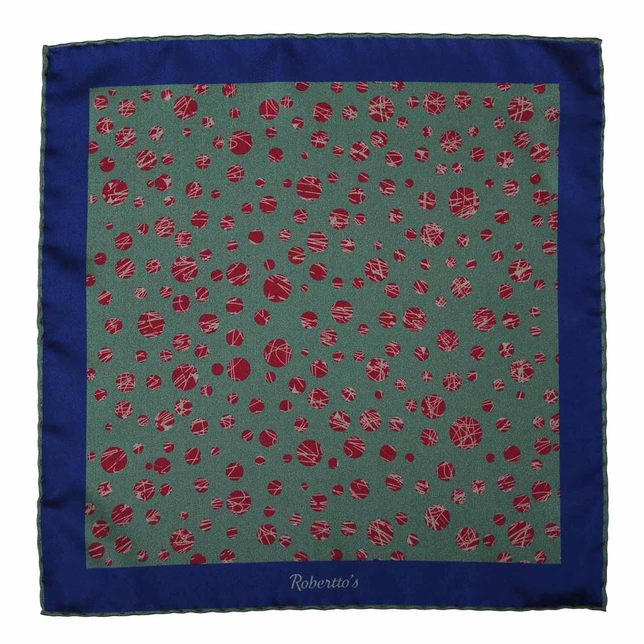 Daliesque Sage Green Pocket Square