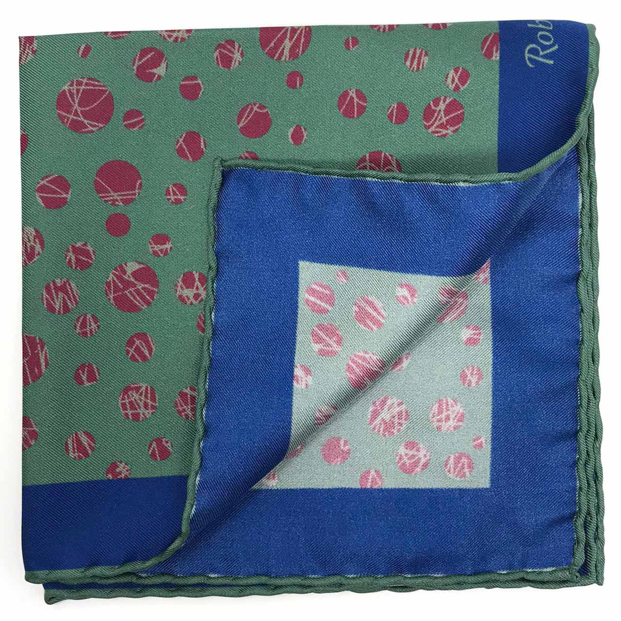 Daliesque Sage Green Pocket Square