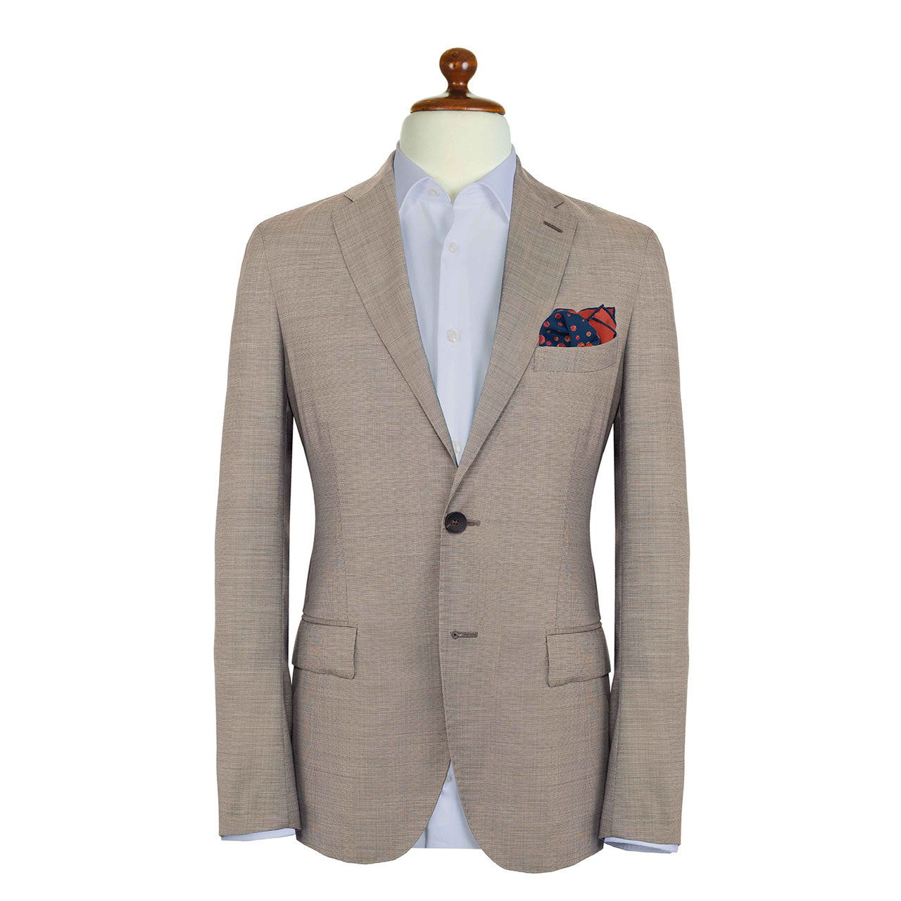 Daliesque Navy Blue Pocket Square