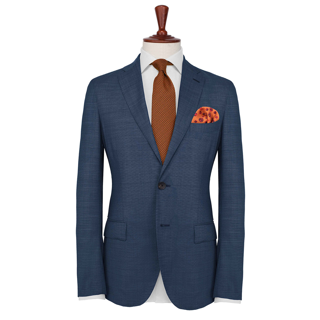 Daliesque Salmon Pocket Square
